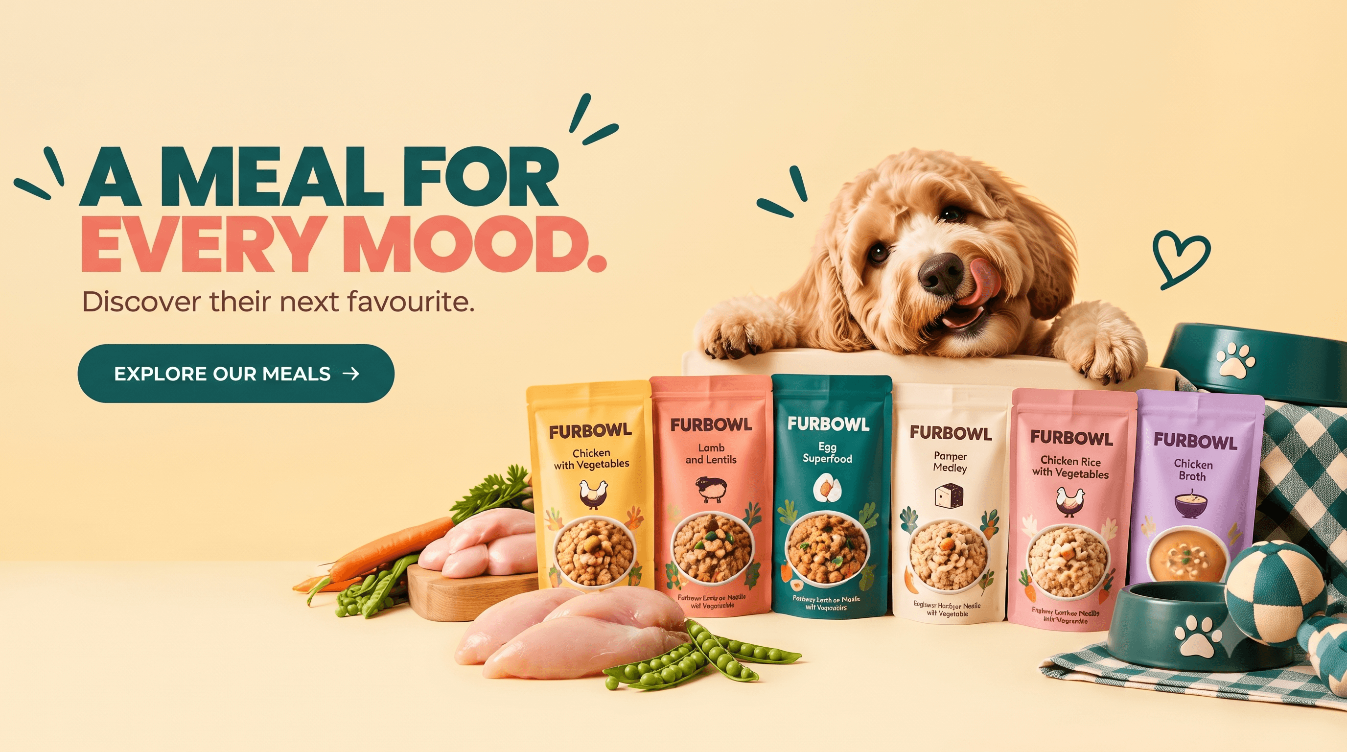 FurBowl — A Meal for Every Mood. Discover their next favourite.